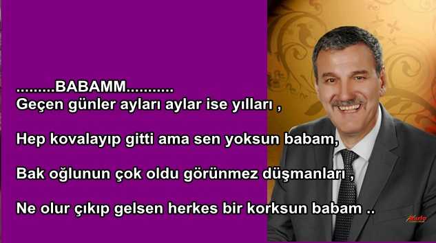 Babamm Şiiri Bütün Babalara Gelsin