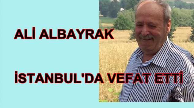 Ali Albayrak İstanbul’da vefet etti