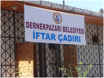 Belediye İftar Çadırı Kurdu