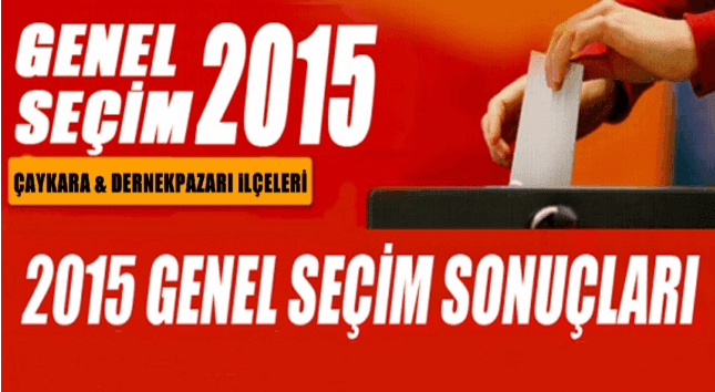 Çaykara ve Dernekpazarı ilçesi kesin seçim sonuçları