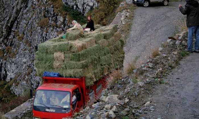 Derebaşı Virajlarında adrenalin(VİDEO)