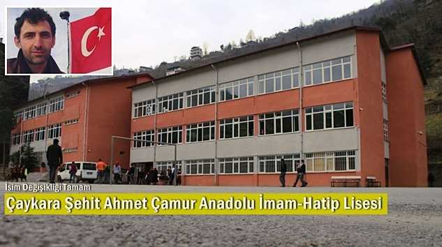 Şehidimizin adı Çaykara İHL’ye verildi