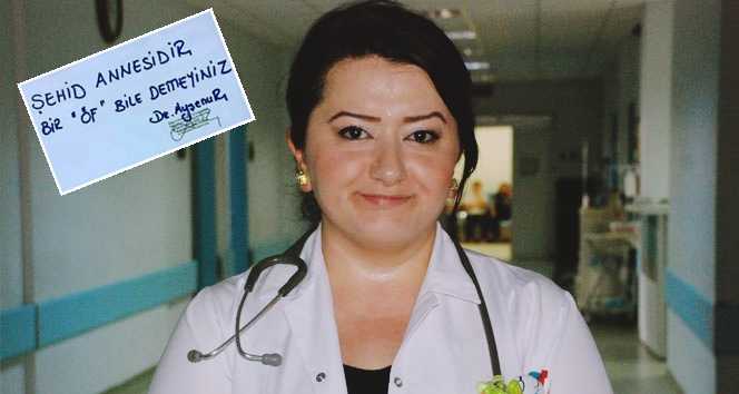 Çaykaralı doktorun şehit notu ülkede gündem oldu