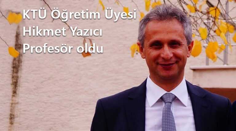 Çaykara Üniversitesinden bir profesör daha