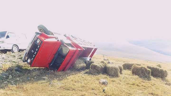 Şekersu Yaylasında kaza