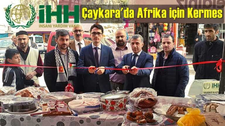 İHH’dan Çaykara’da Afrika için Kermes