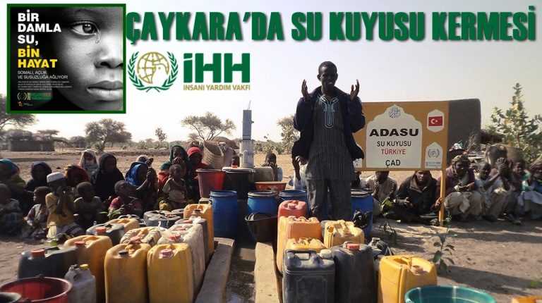 İHH’dan Çaykara’da su kuyusu kermesi