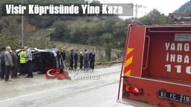 Dernekpazarı’nda aynı yerde yine kaza