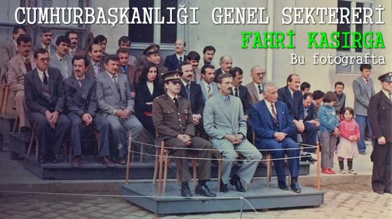 Cumhurbaşkanlığı Genel Sekreteri Fahri Kasırga Çaykara Yıllarında