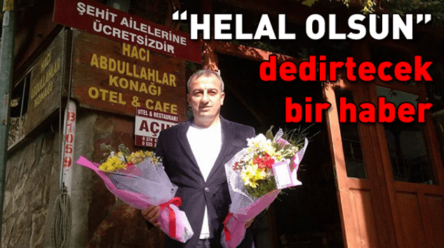 Çaykaralı Turizmciden örnek davranış