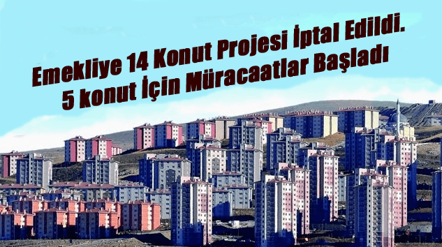 Çaykara’da TOKİ’den emekliye ucuz konut başvurusu başlıyor