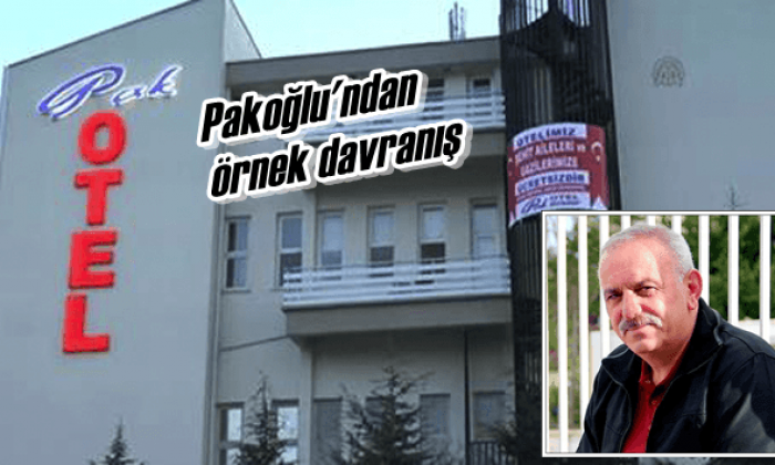 Çaykaralı işletmeciden şehit aileleri ve gazilere ücretsiz konaklama hizmeti