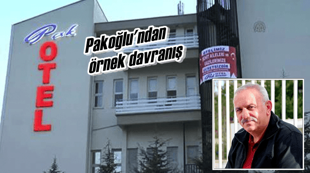 Çaykaralı işletmeciden şehit aileleri ve gazilere ücretsiz konaklama hizmeti