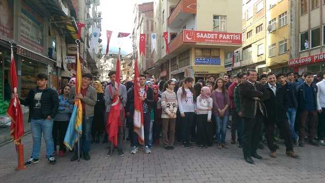 Çaykara’nın düşman işgalinden kurtuluşunun 98. yıldönümü törenlerle kutlandı