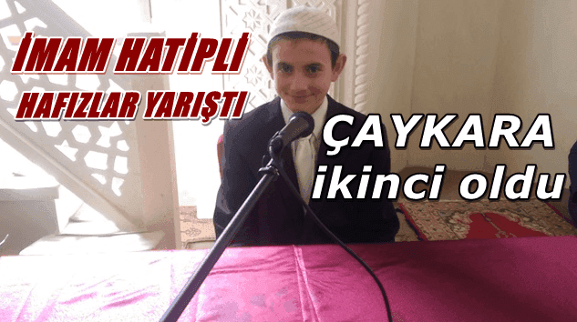Çaykara’da hafızlar birincilik için yarıştı