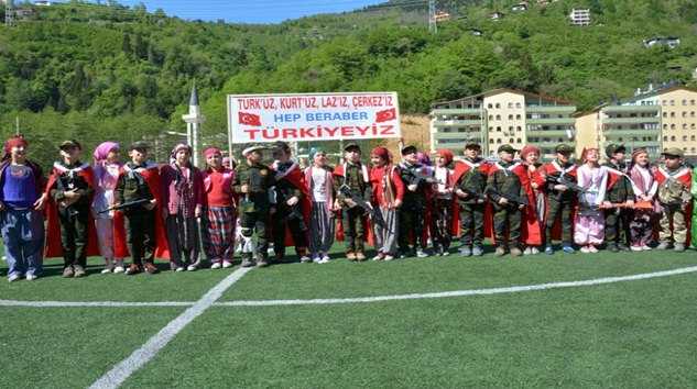 Çaykara’da 23 Nisan Coşku ile kutlandı