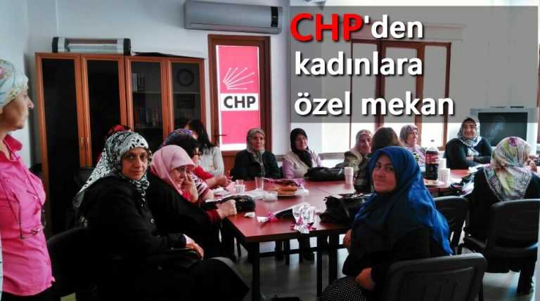Çaykara CHP’den kadınlara özel mekan