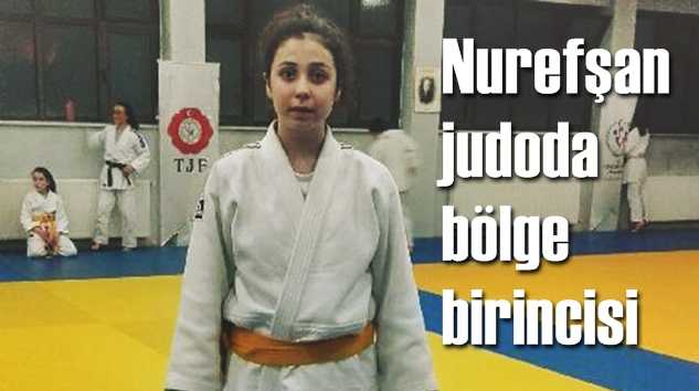 Nurefşan Keskin judoda bölge birincisi