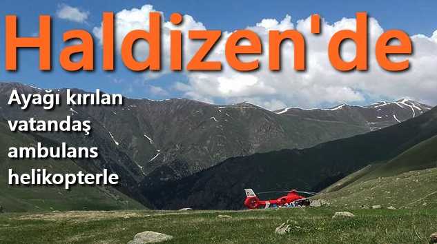 Ambulans helikopter hayat kurtarıyor