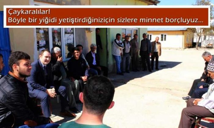 Çaykaralı kaymakama köylülerden övgü