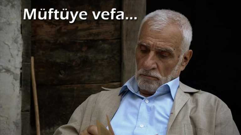 Diyanet’ten müftüye vefa belgeseli