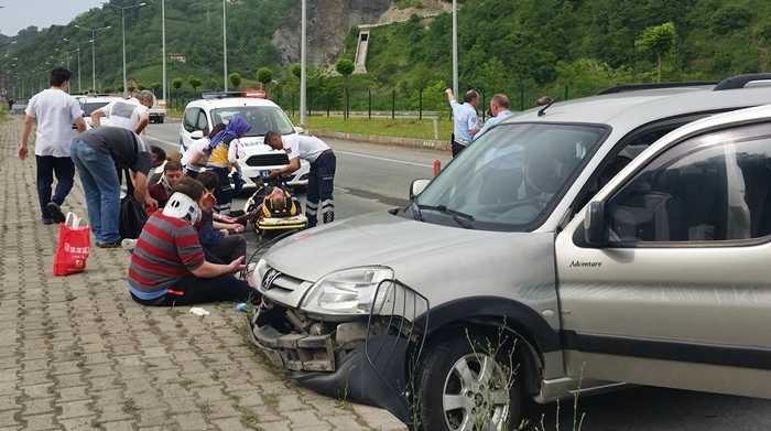 Of-Çaykara yolunda kaza