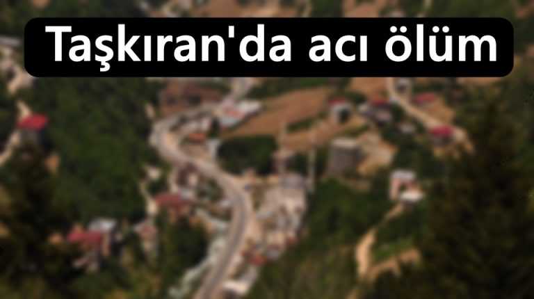 Taşkıran’da feci kaza: 1 ölü