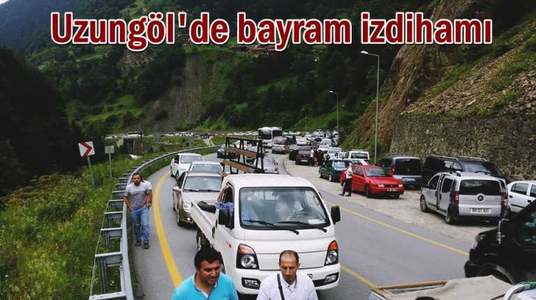 Uzungöl bayramda doldu taştı