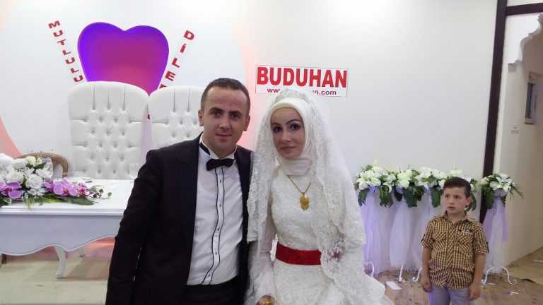 Kübra ile Lokman’ın mutlu günü