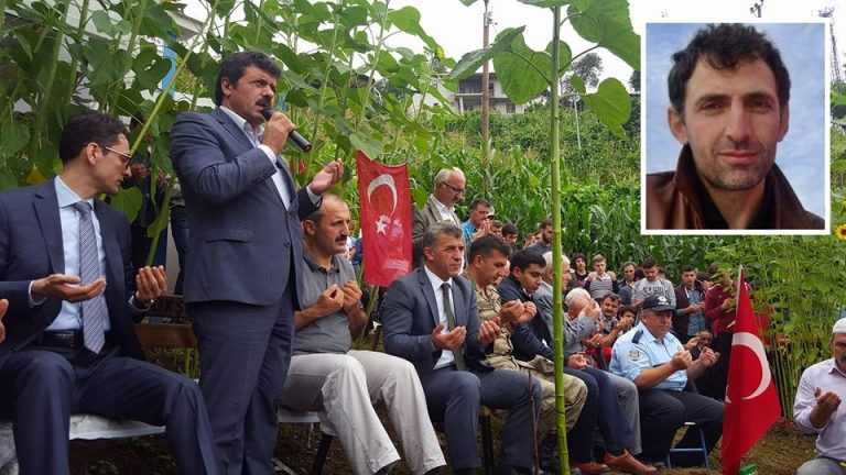 Şehidimiz Ahmet Çamur 1. vefat yıl dönümünde anıldı