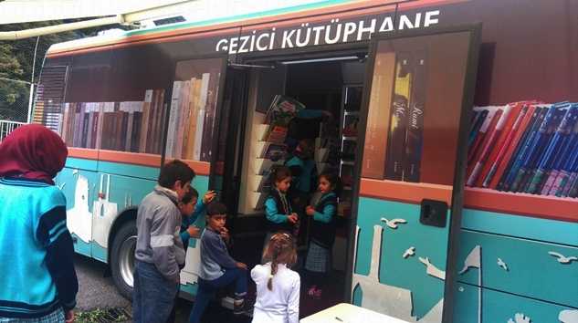 Gezici kütüphane Taşkıran’da