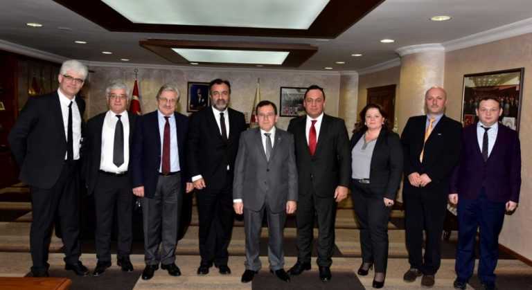 Çaykaralı Avrupa Dernekler federasyon başkanı Trabzon’da