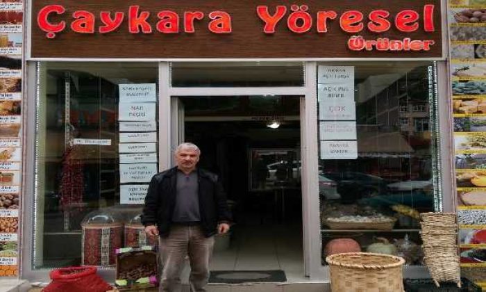 Çaykara’da yöresel gıda ürünleri dükkanı açıldı