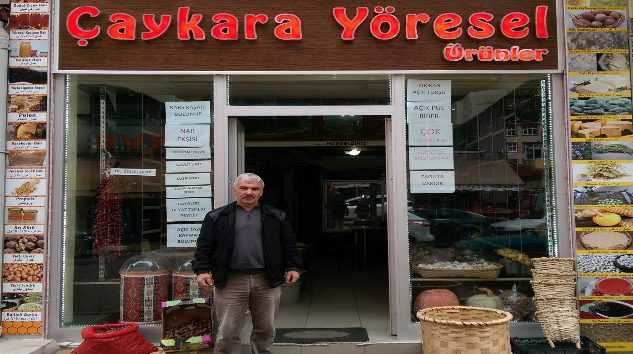 Çaykara’da yöresel gıda ürünleri dükkanı açıldı