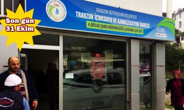 Çaykara’da su abone işlemleri: Son tarih 31 Ekim