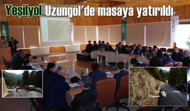 Yeşilyol çalışmaları Uzungöl’de masaya yatırıldı