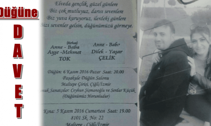 Muhammed Tok ile Tebessüm Çelik Evleniyor