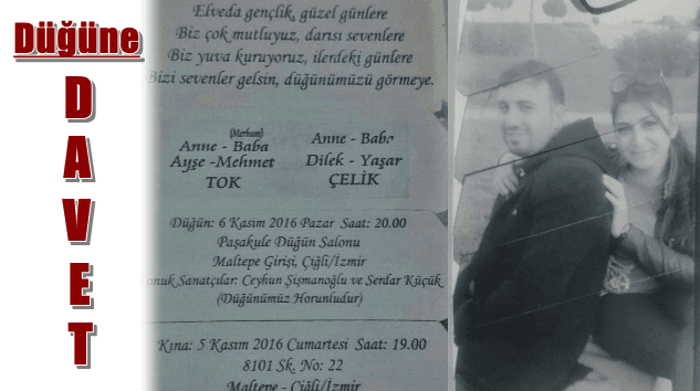 Muhammed Tok ile Tebessüm Çelik Evleniyor