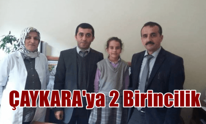 Trabzon genelinde düzenlenen kitap okuma yarışmasında Çaykara 2 birincilik aldı