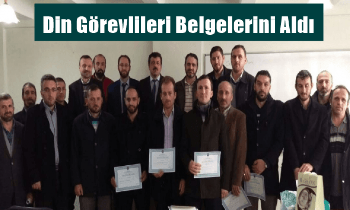 Çaykara İlçe Müftülüğünün “Yüz Yüze Vaaz Kursu” sona erdi