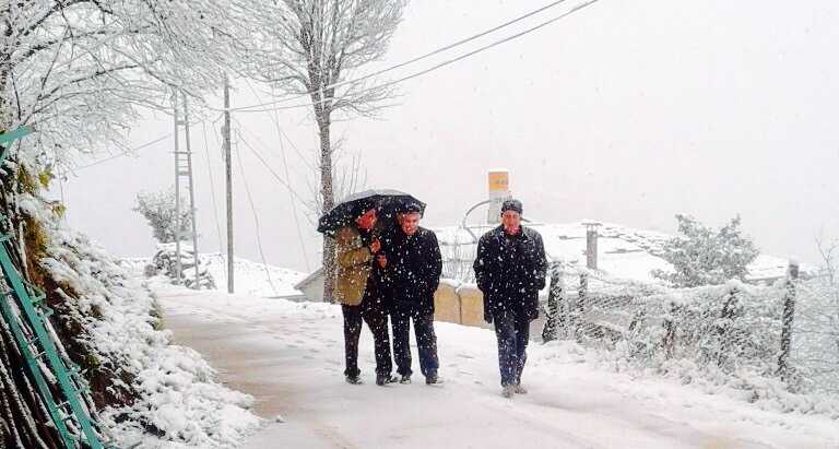 Beklenen kar geldi…