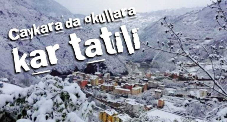 Eğitimde kar tatili!