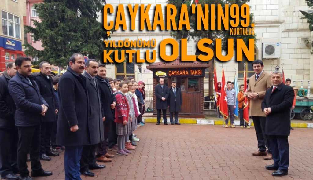 Çaykara’nın kurtuluşunun 99. Yıldönümü törenlerle kutlandı