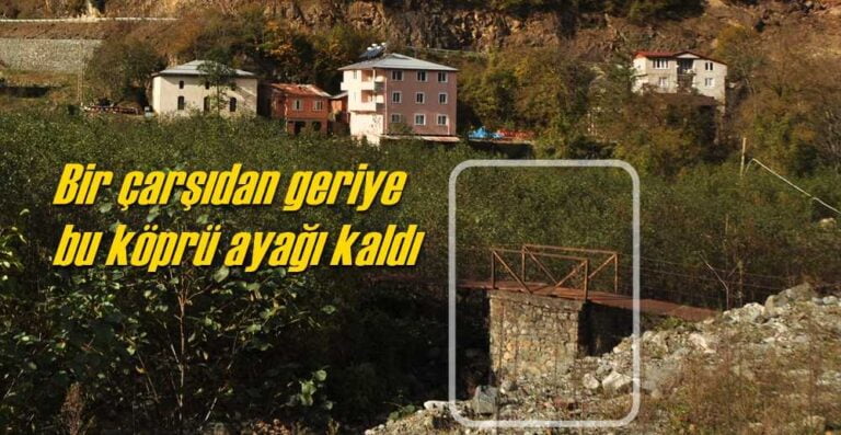 1929’dan geriye sadece köprü ayakları kaldı