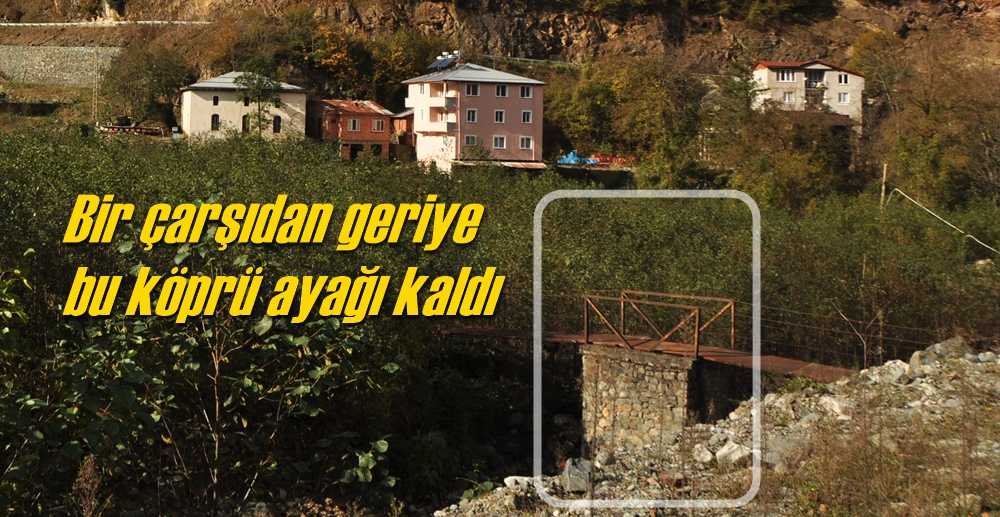 1929’dan geriye sadece köprü ayakları kaldı