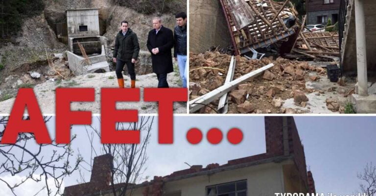 Çaykara ve Dernekpazarı afeti yaşadı, sel, fırtına ölüm…