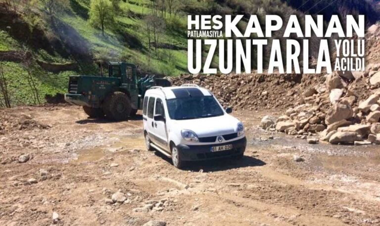 Uzuntarla yolu açıldı