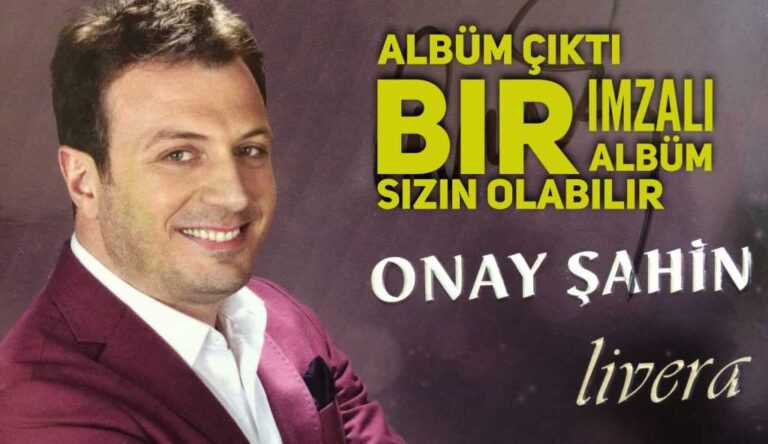Onay Şahin’in Livera adlı albümü çıktı