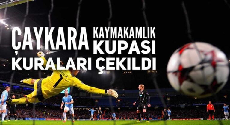 Çaykara Kaymakamlık Kupasında gruplar belli oldu