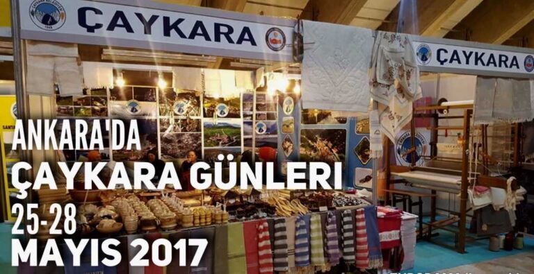 Trabzon Günlerinde kurulan Çaykara standı sizi bekliyor
